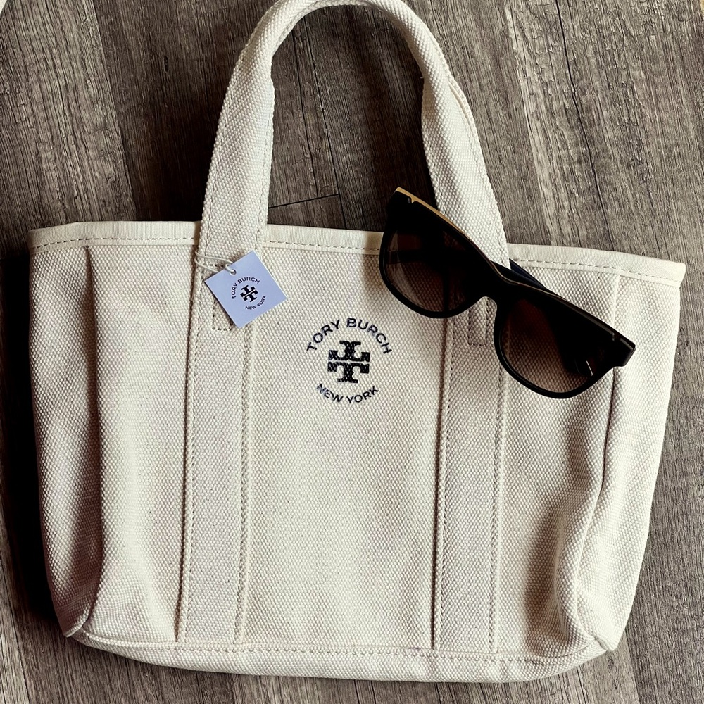 Tory Burch Cream Tote Bag